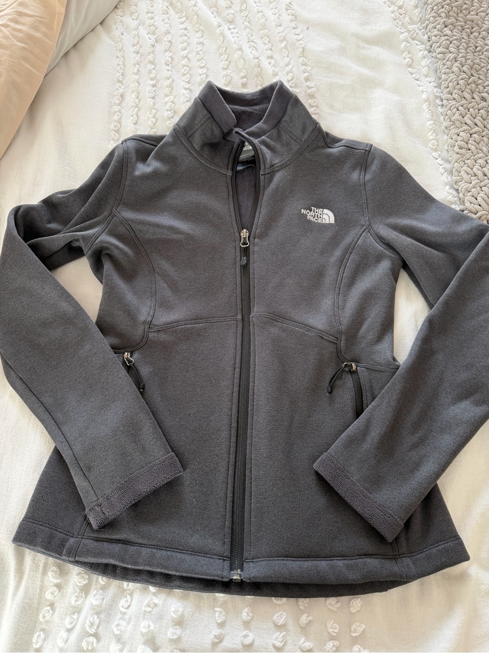 The North Face Women's Gray Full-Zip Fleece Jacket